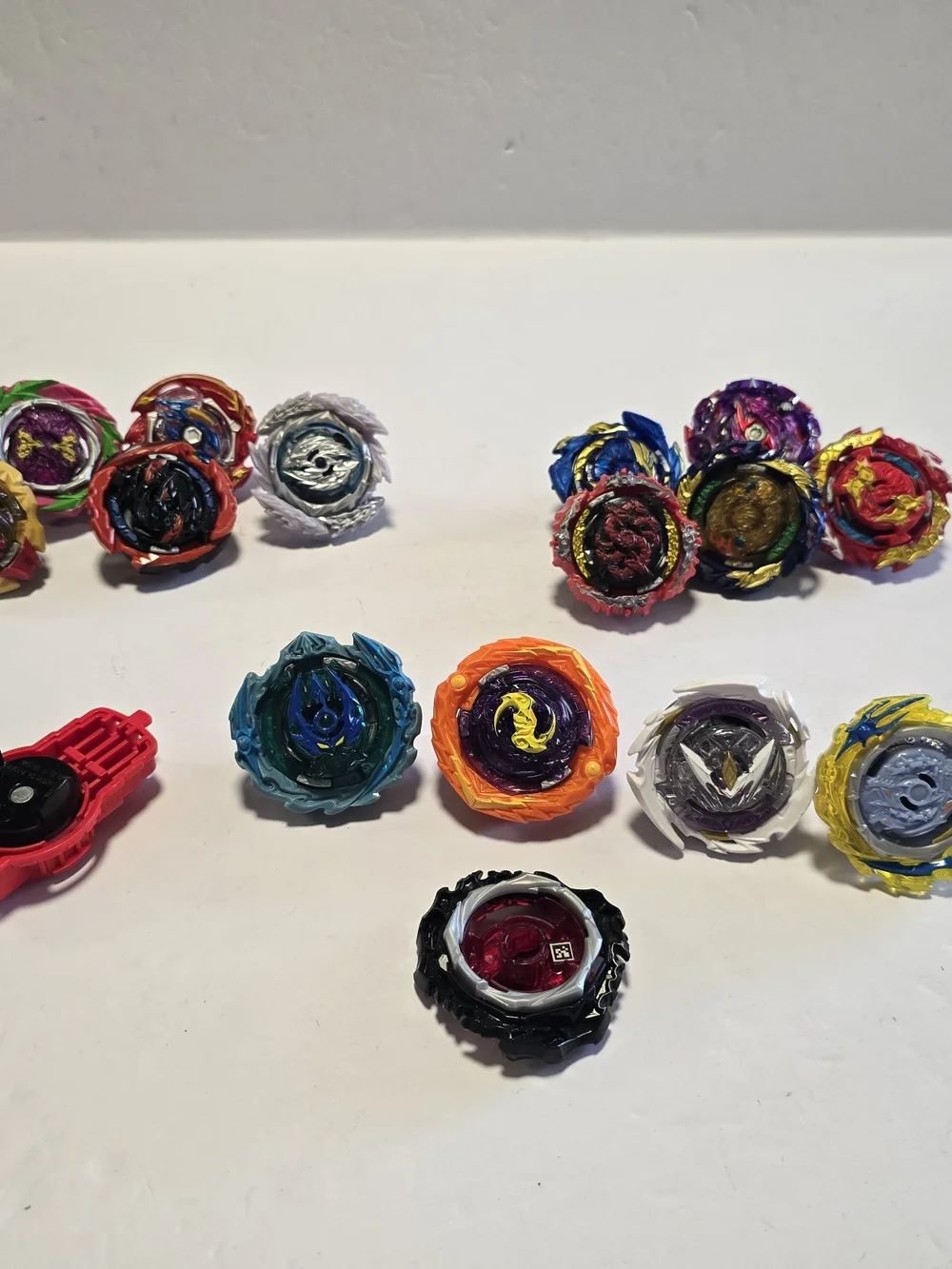 Beyblade Burst Lot Tops Discs Drivers Launcher Mixed Toy Set 15 Complete